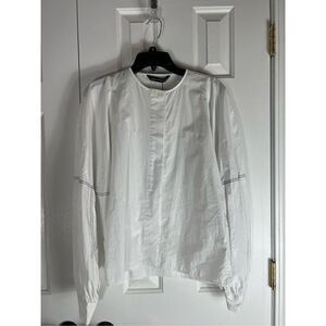 NWT Zara Womens White Blouse Size Small